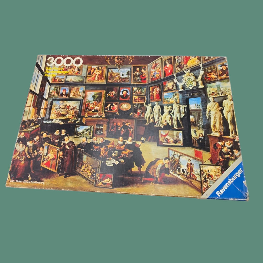 VTG Ravensburger 3000 Piece Art Gallery Puzzle Studio of Cornelis van der Geest